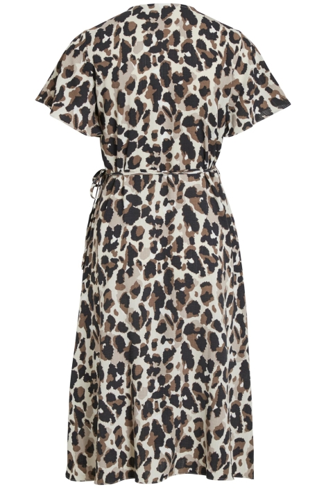 Vila vilovie s/s wrap midi dress/su - no